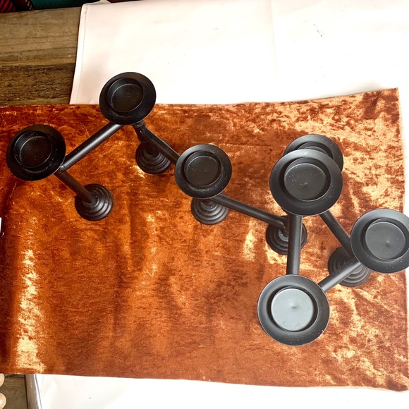 Black multi candle holder - Picture 2 of 8